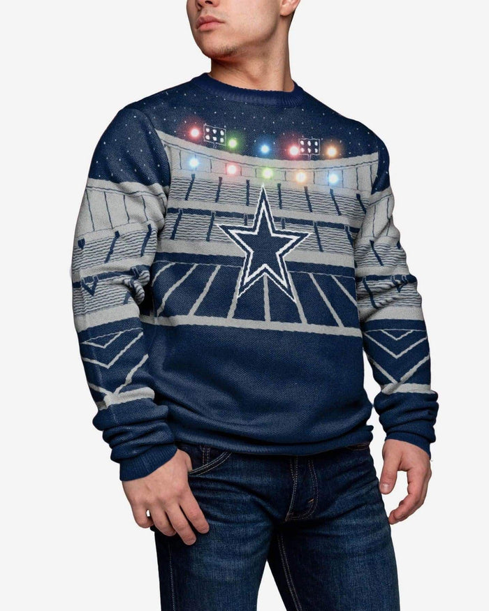 Dallas Cowboys Light Up Bluetooth Sweater FOCO