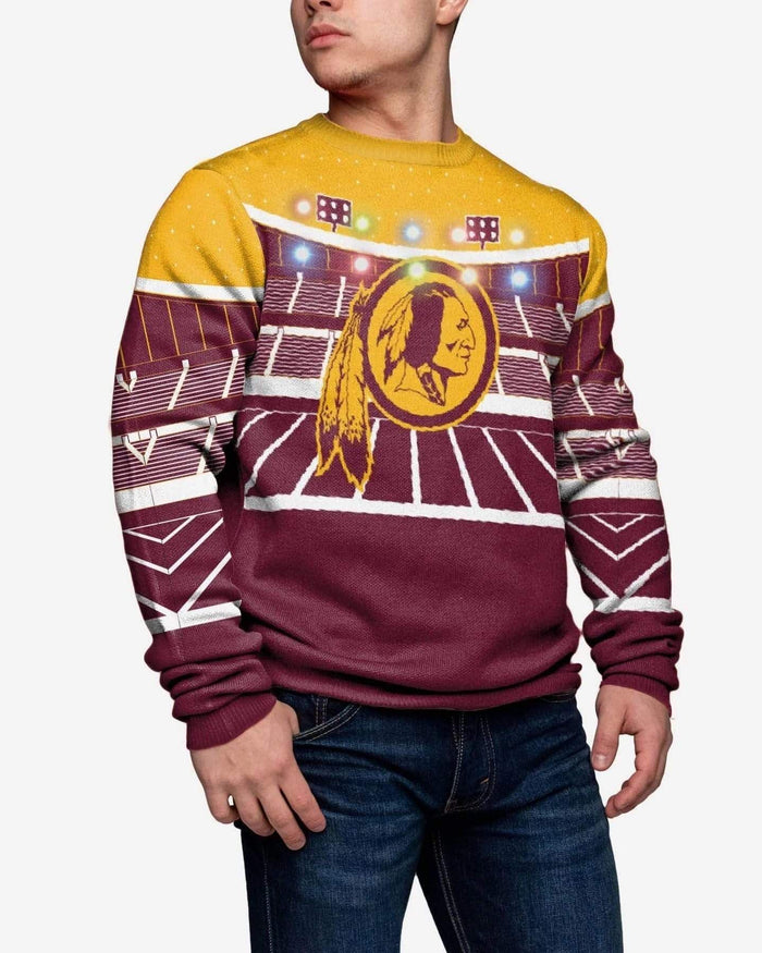 Washington Commanders Light Up Bluetooth Sweater FOCO S - FOCO.com