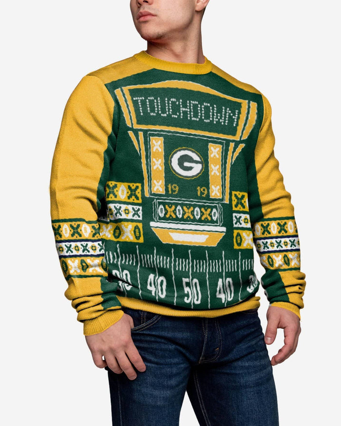 Green Bay Packers Ugly Light Up Sweater FOCO - FOCO.com