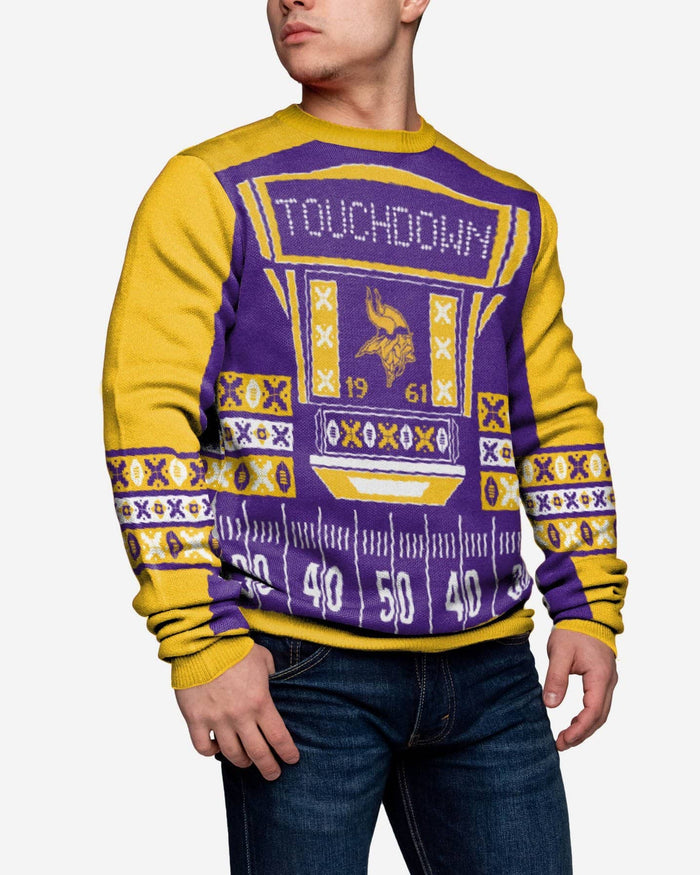 Minnesota Vikings Ugly Light Up Sweater FOCO - FOCO.com