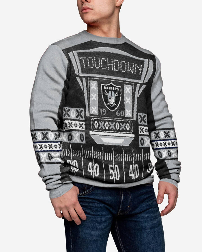 Las Vegas Raiders Ugly Light Up Sweater FOCO - FOCO.com