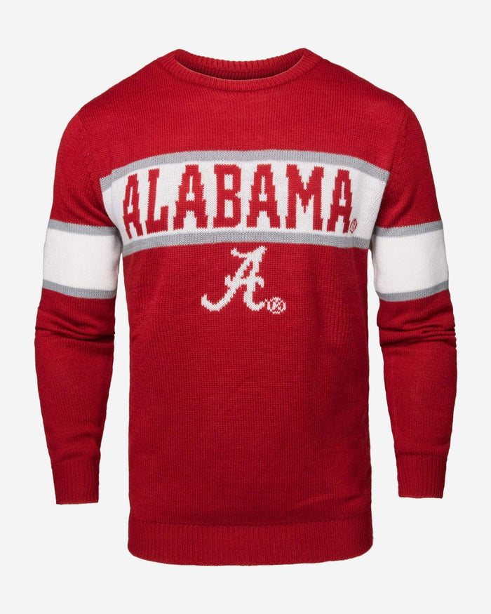 Alabama Crimson Tide Vintage Stripe Sweater FOCO - FOCO.com