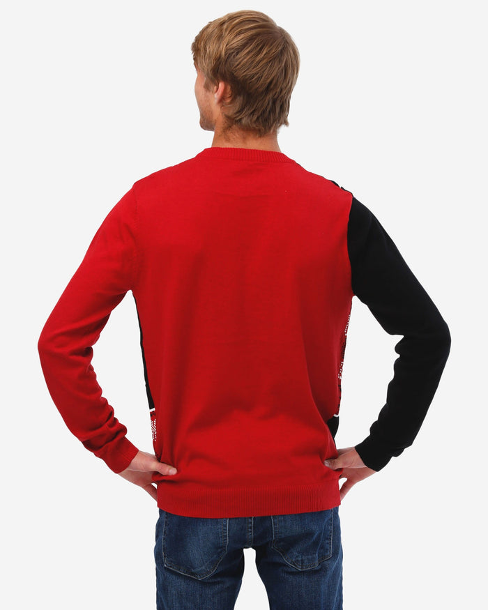 Arizona Cardinals Busy Block Snowfall Sweater FOCO - FOCO.com