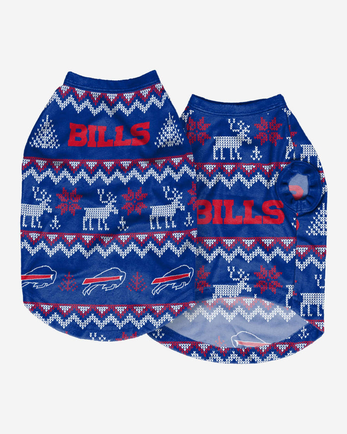 Buffalo Bills Dog Family Holiday Ugly Sweater FOCO - FOCO.com