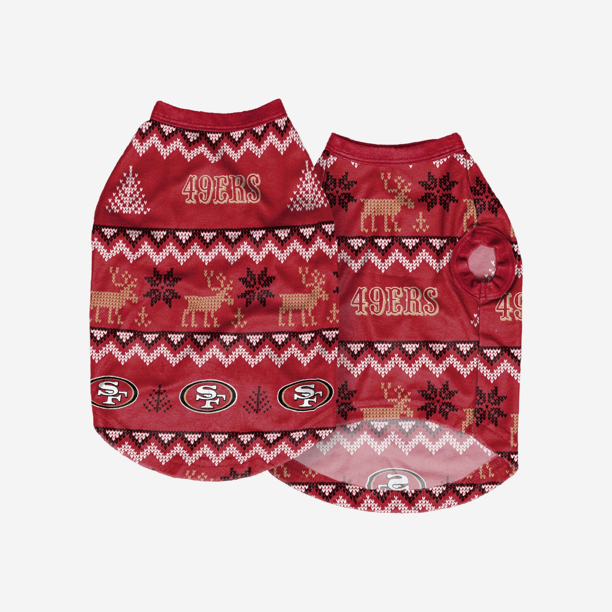 FOCO Louisville Cardinals Printed Dog Sweater in Red