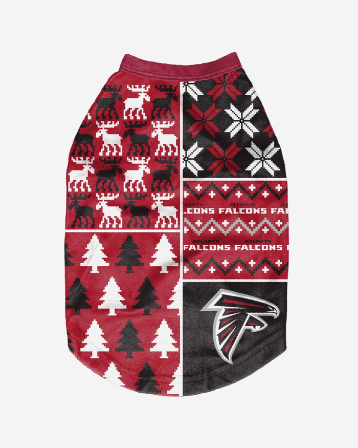 Atlanta Falcons Busy Block Dog Sweater FOCO - FOCO.com