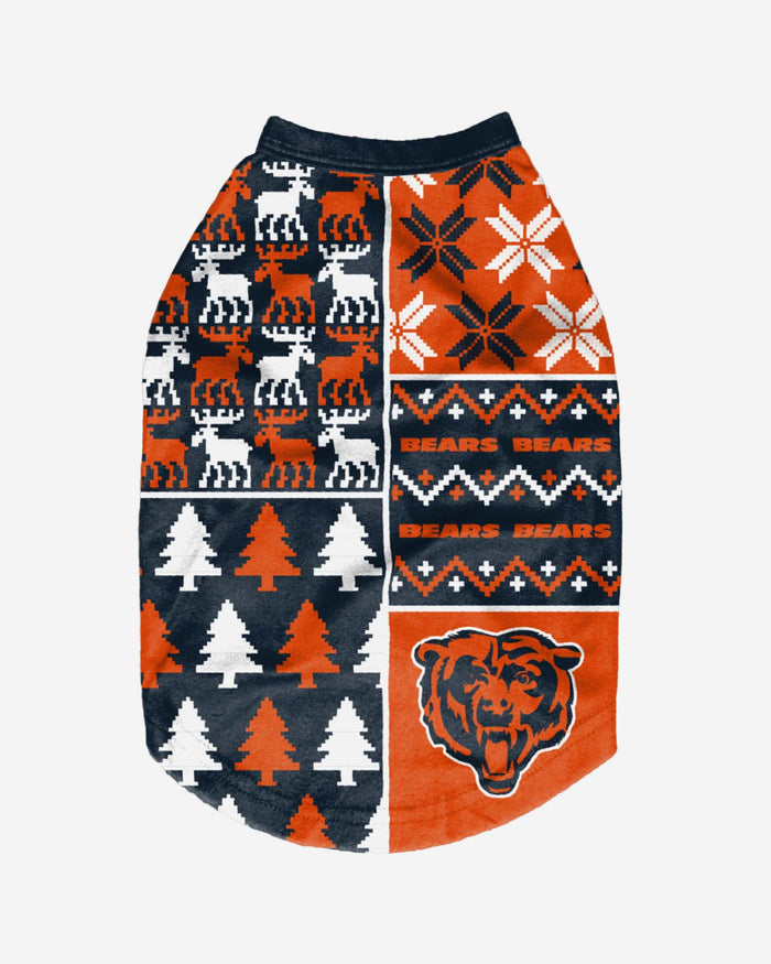 Chicago Bears Busy Block Dog Sweater FOCO - FOCO.com