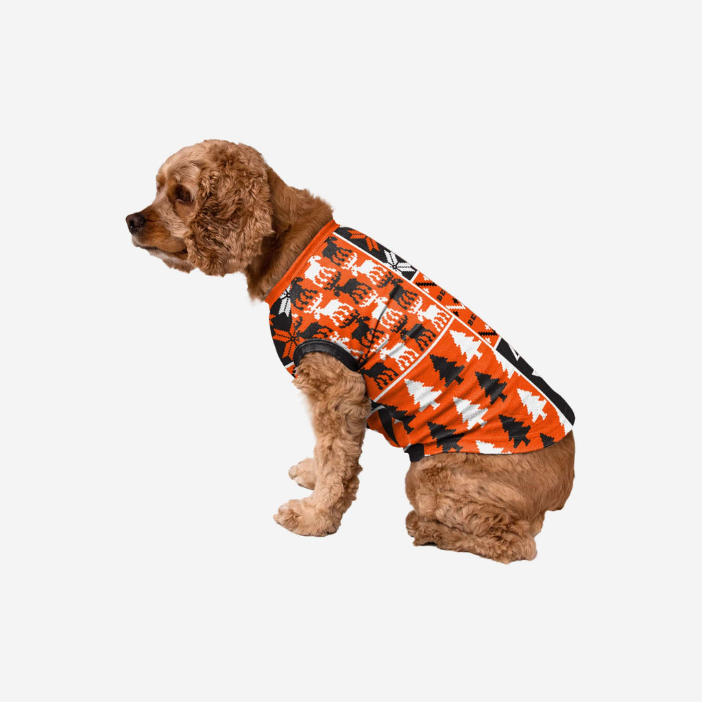 Cincinnati Bengals Busy Block Dog Sweater FOCO XS - FOCO.com