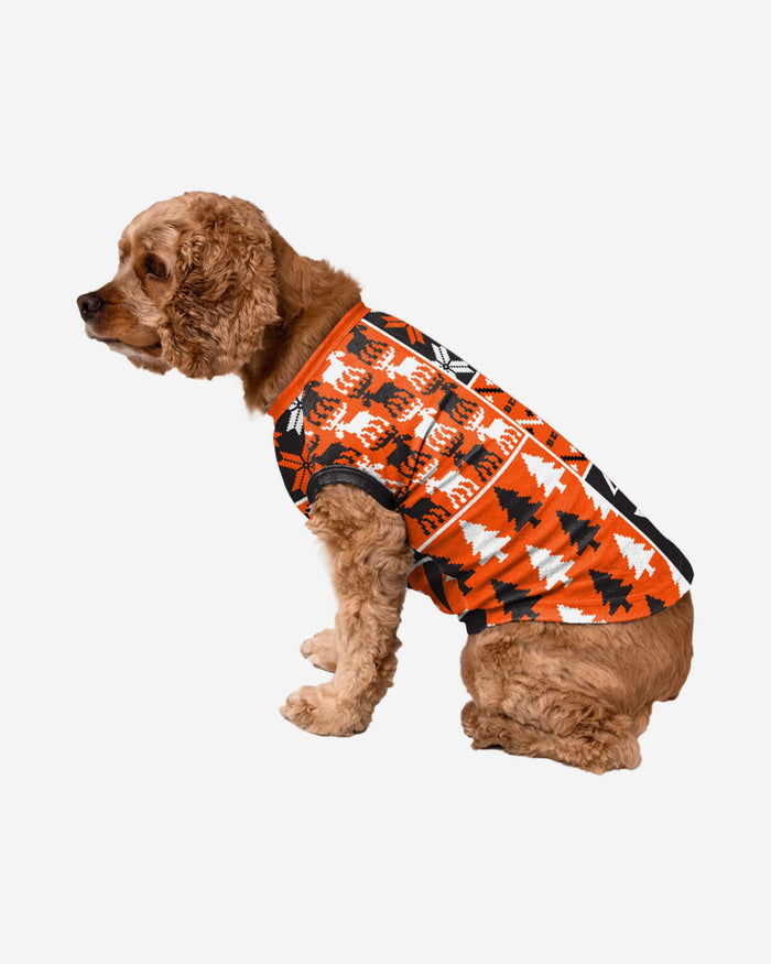 Cincinnati Bengals Busy Block Dog Sweater FOCO XS - FOCO.com