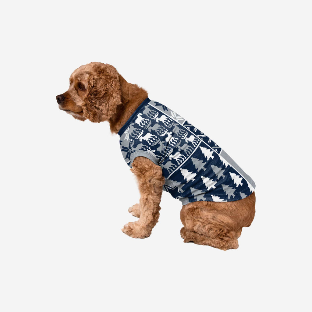 Dallas Cowboys Busy Block Dog Sweater FOCO XS - FOCO.com