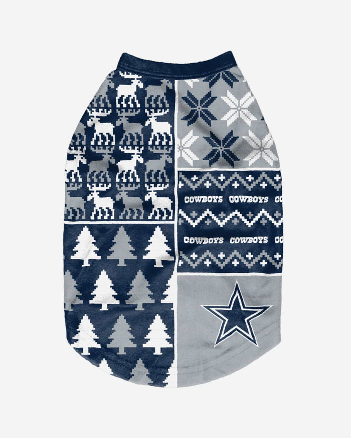 Dallas Cowboys Busy Block Dog Sweater FOCO - FOCO.com