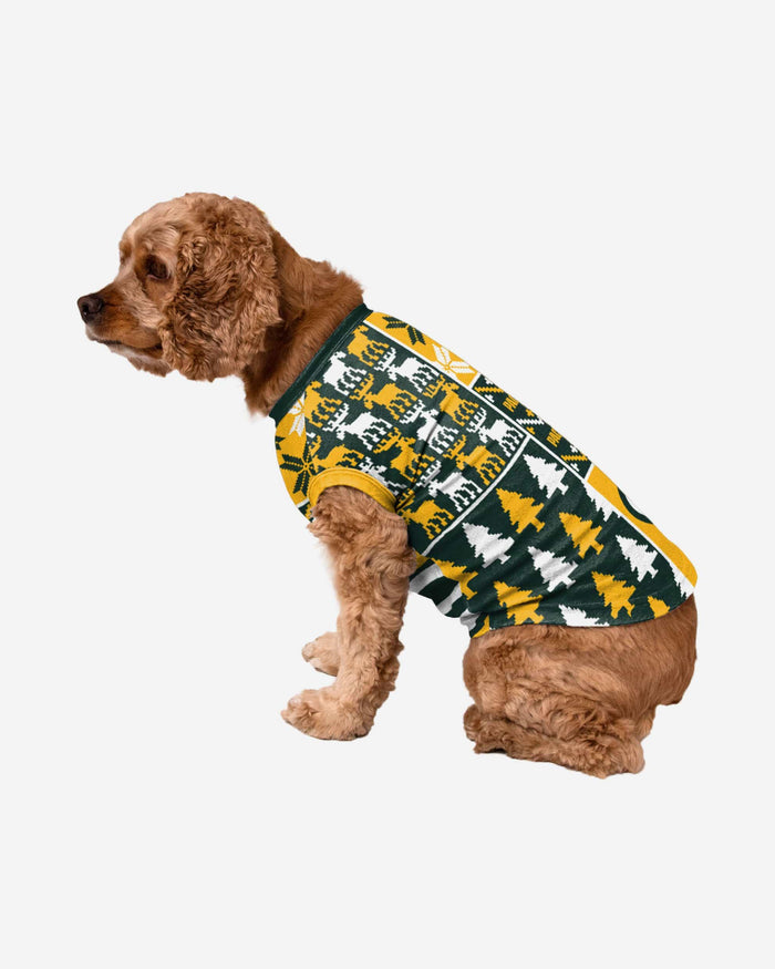 Green Bay Packers Busy Block Dog Sweater FOCO XS - FOCO.com