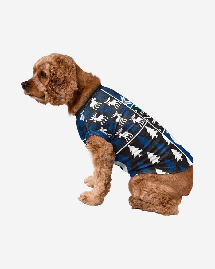 Indianapolis Colts Busy Block Dog Sweater FOCO XS - FOCO.com