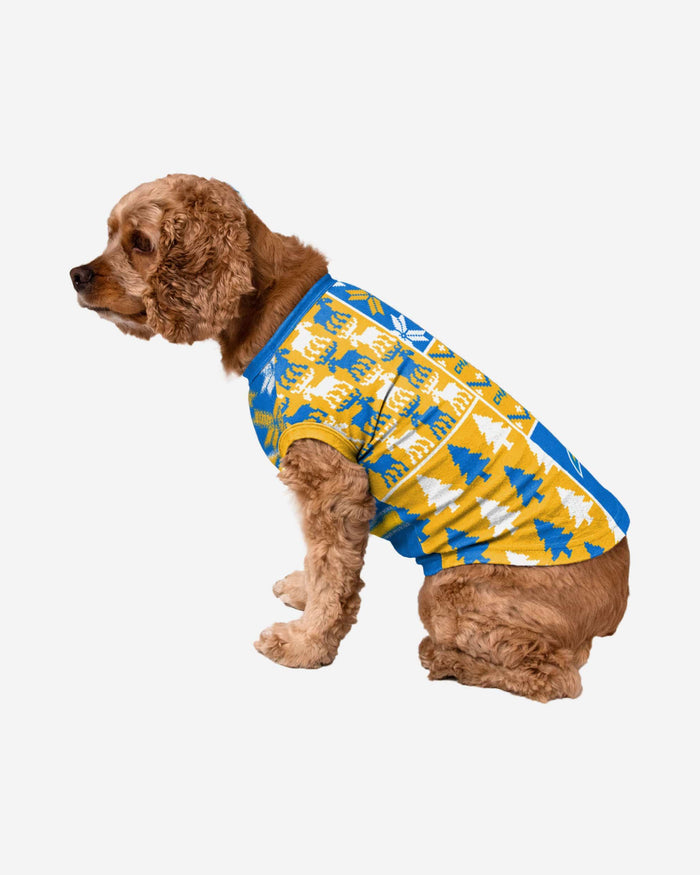 Los Angeles Chargers Busy Block Dog Sweater FOCO XS - FOCO.com