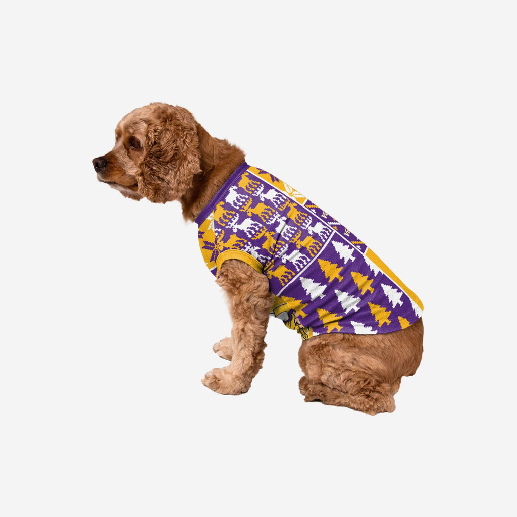 Minnesota Vikings Busy Block Dog Sweater FOCO XS - FOCO.com