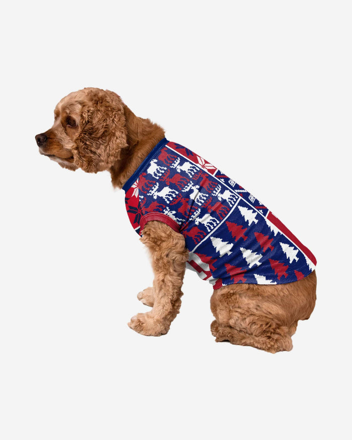 New York Giants Busy Block Dog Sweater FOCO XS - FOCO.com