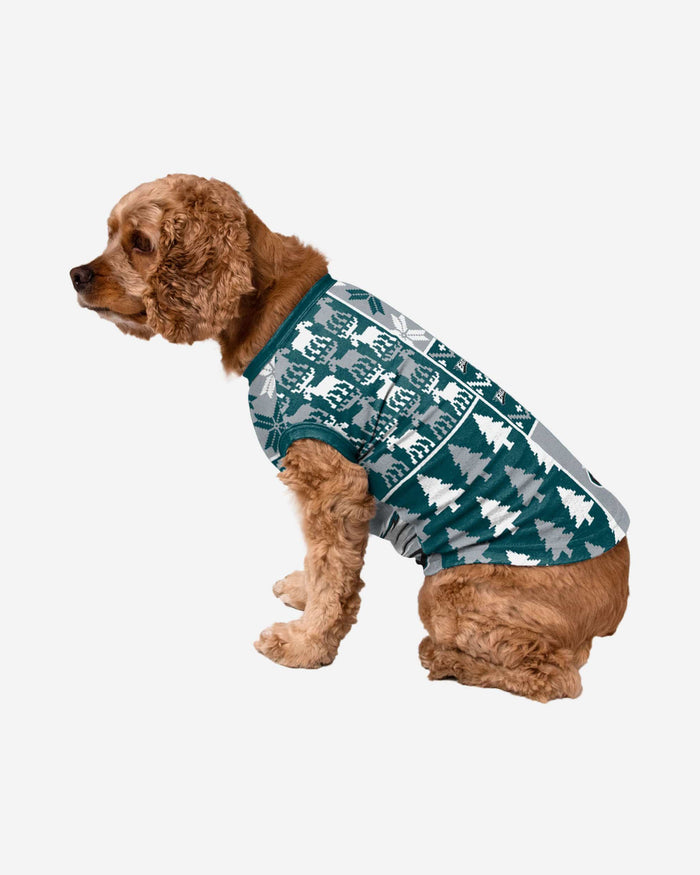 Philadelphia Eagles Busy Block Dog Sweater, Size: M