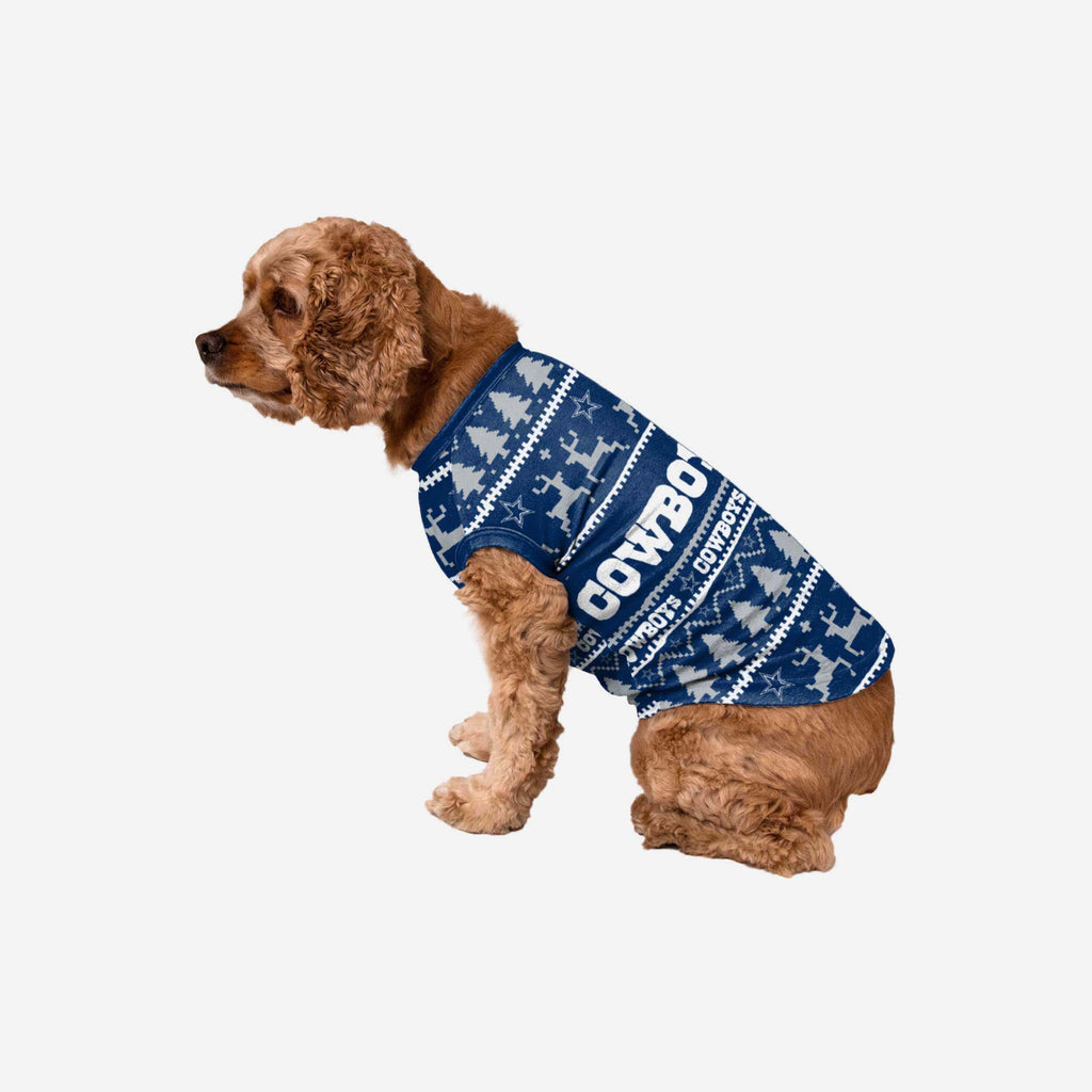 Dallas Cowboys Dog Family Holiday Sweater FOCO S - FOCO.com