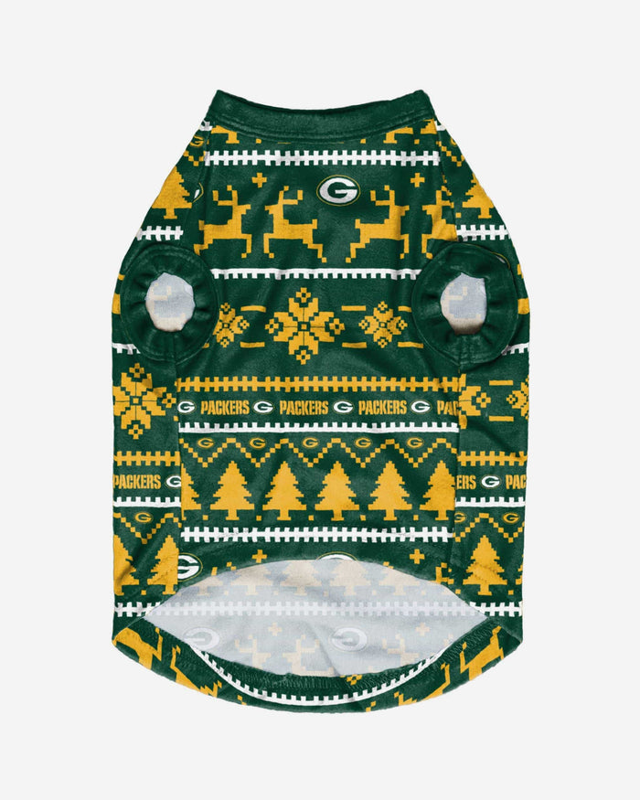Green Bay Packers Dog Family Holiday Sweater FOCO - FOCO.com