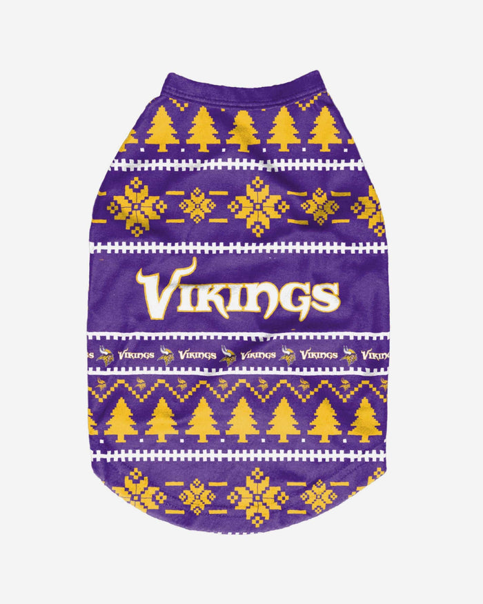 Minnesota Vikings Dog Family Holiday Sweater FOCO - FOCO.com