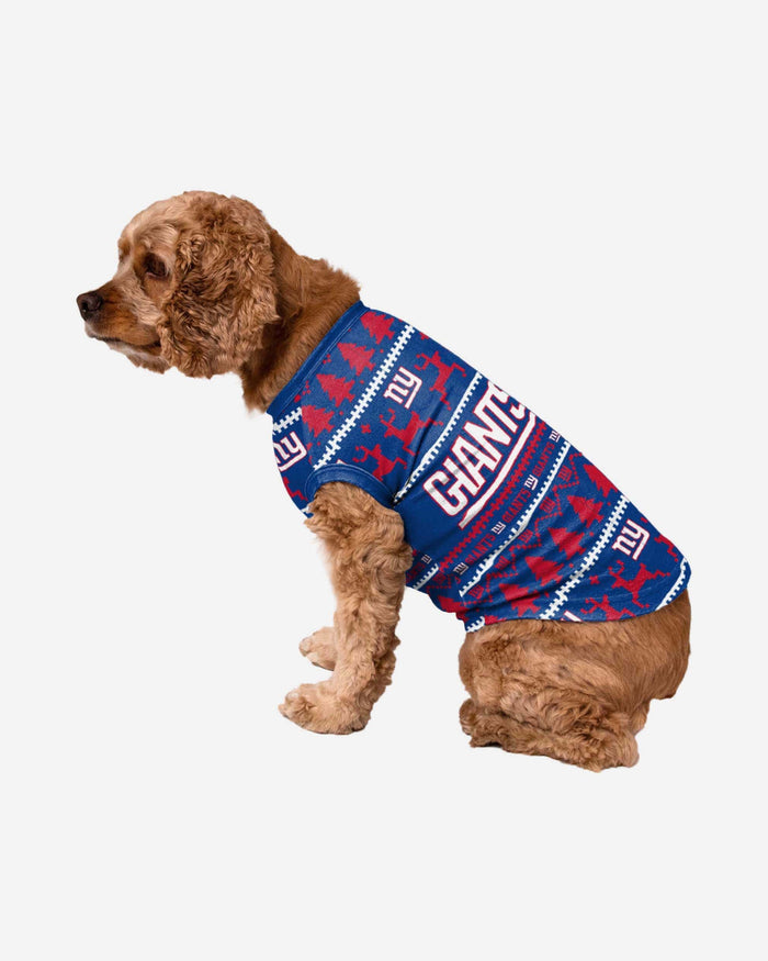 New York Giants Dog Family Holiday Sweater FOCO S - FOCO.com