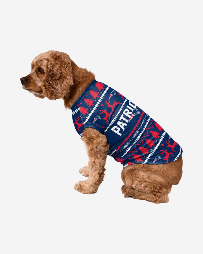 new england patriots dog sweater