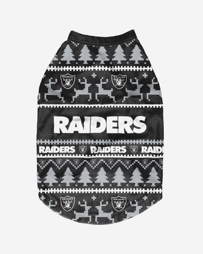 Las Vegas Raiders Dog Family Holiday Sweater FOCO - FOCO.com