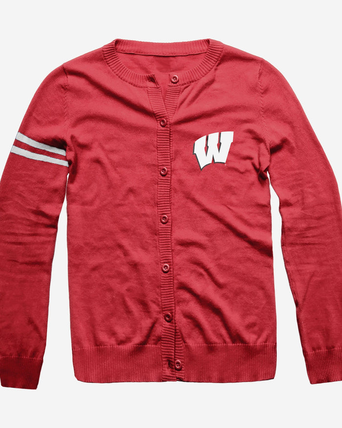 Wisconsin Badgers Womens Varsity Cardigan FOCO - FOCO.com