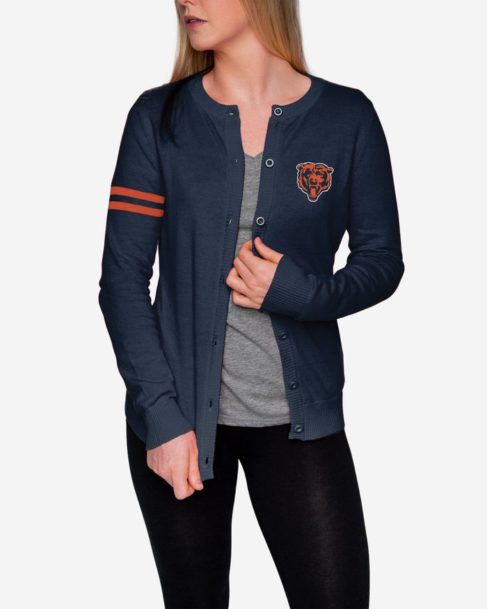 Chicago Bears Womens Varsity Cardigan FOCO - FOCO.com