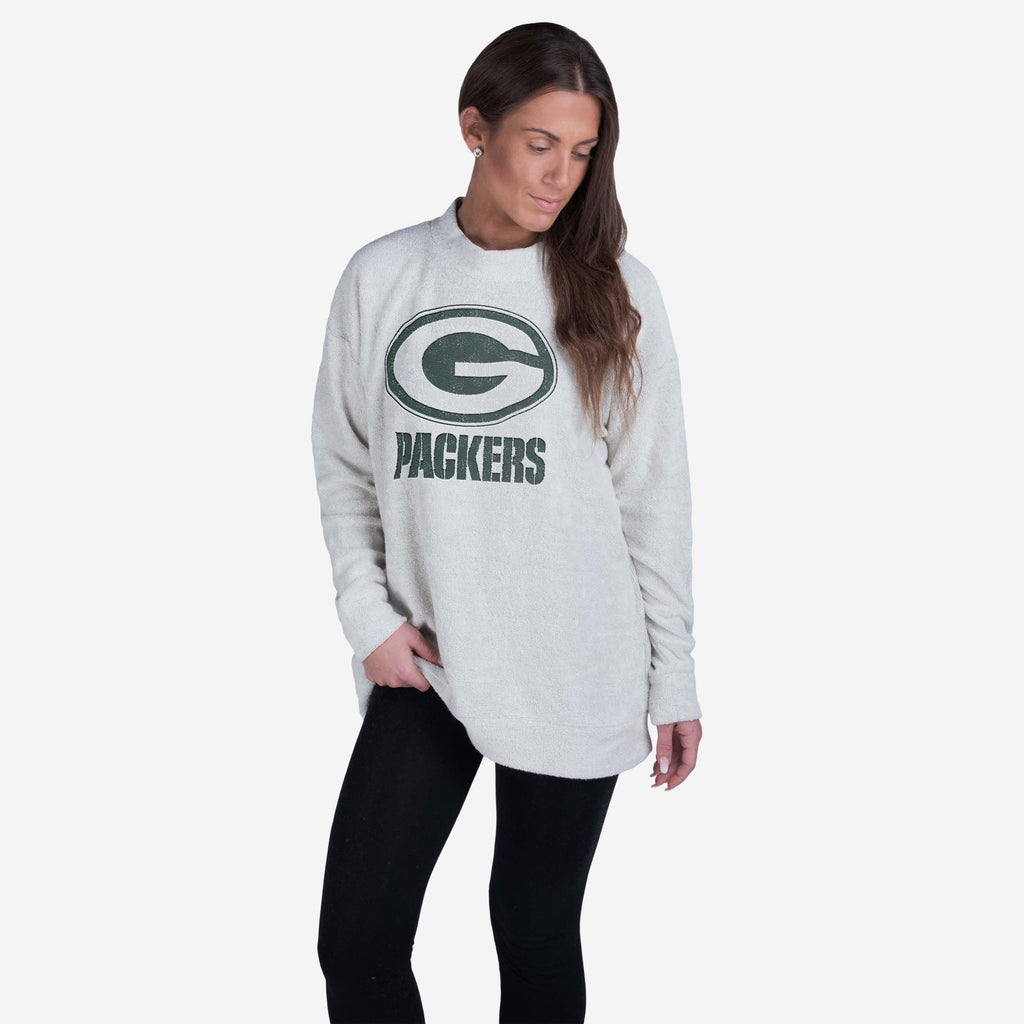 Green Bay Packers Womens Oversized Comfy Sweater FOCO - FOCO.com