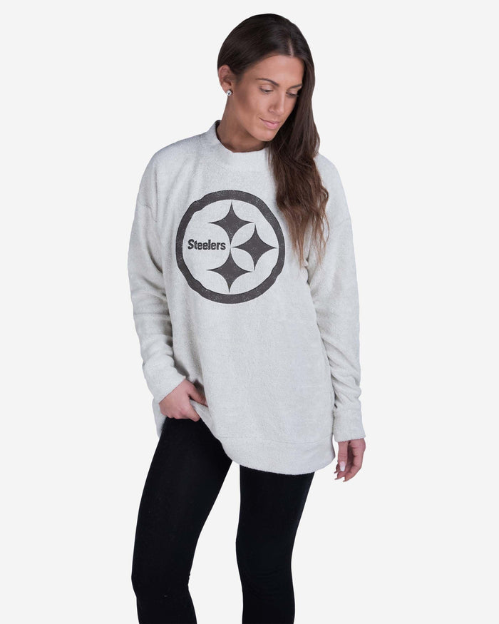 Pittsburgh Steelers Womens Oversized Comfy Sweater FOCO - FOCO.com
