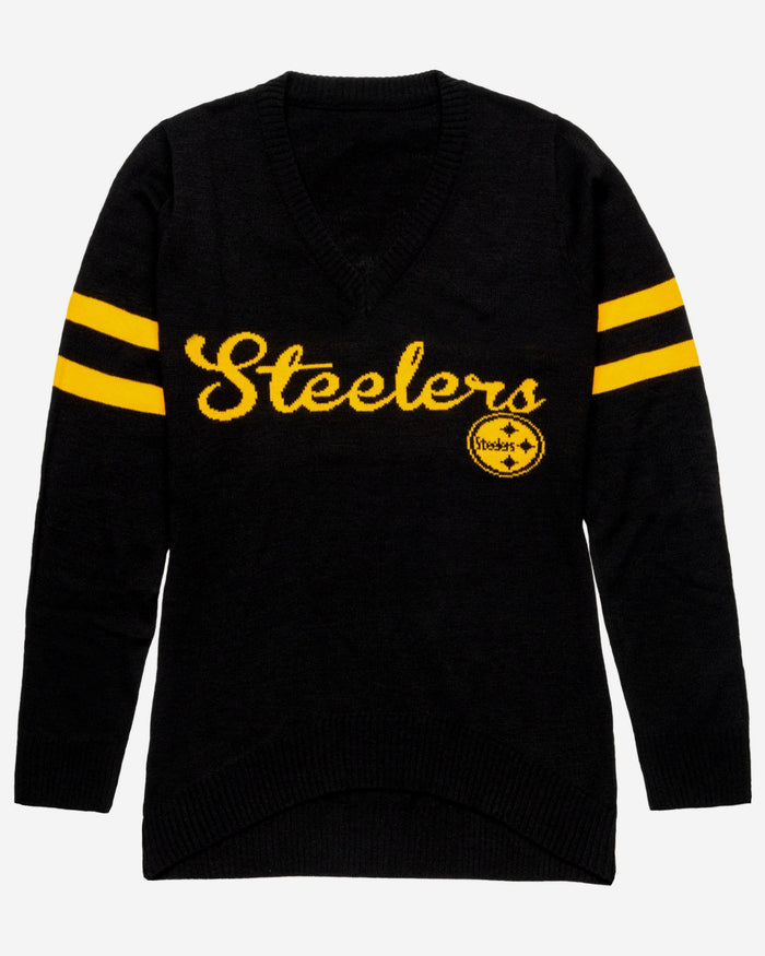 Pittsburgh Steelers Womens Vintage Stripe Sweater FOCO - FOCO.com