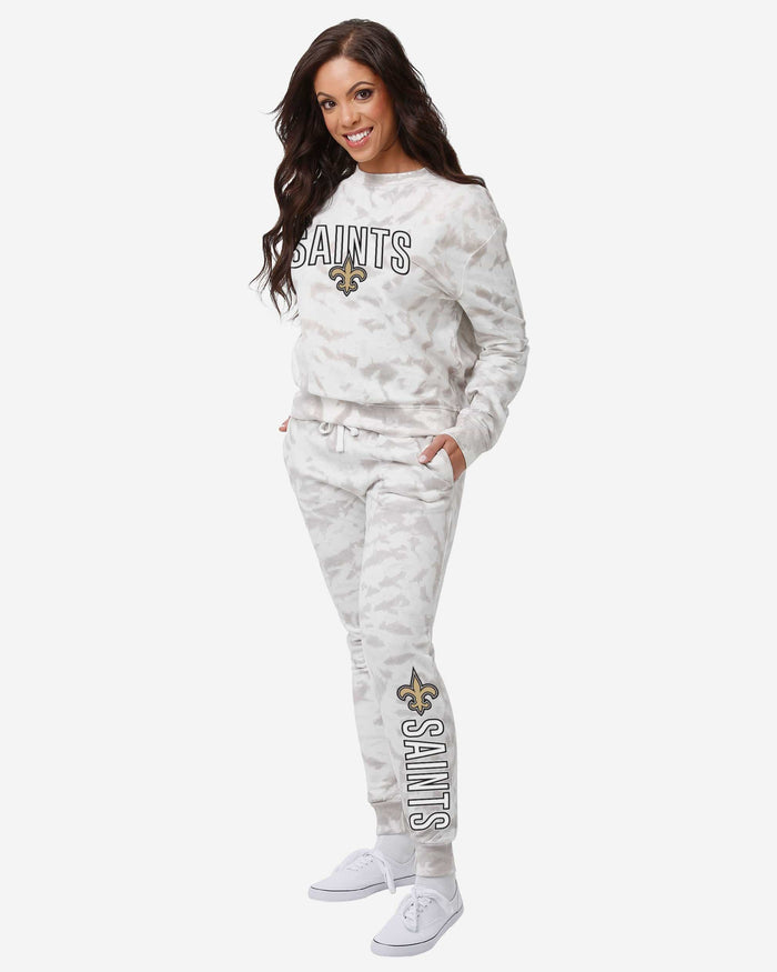 New Orleans Saints Womens Cloud Coverage Sweater FOCO - FOCO.com