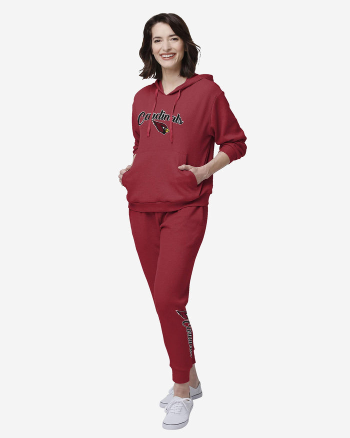 Arizona Cardinals Womens Waffle Lounge Sweater FOCO - FOCO.com