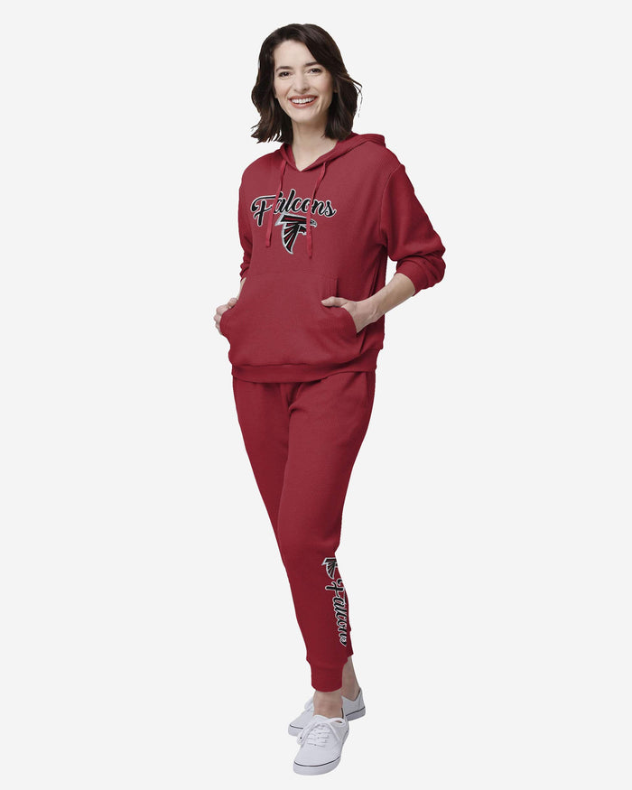 Atlanta Falcons Womens Waffle Lounge Sweater FOCO - FOCO.com