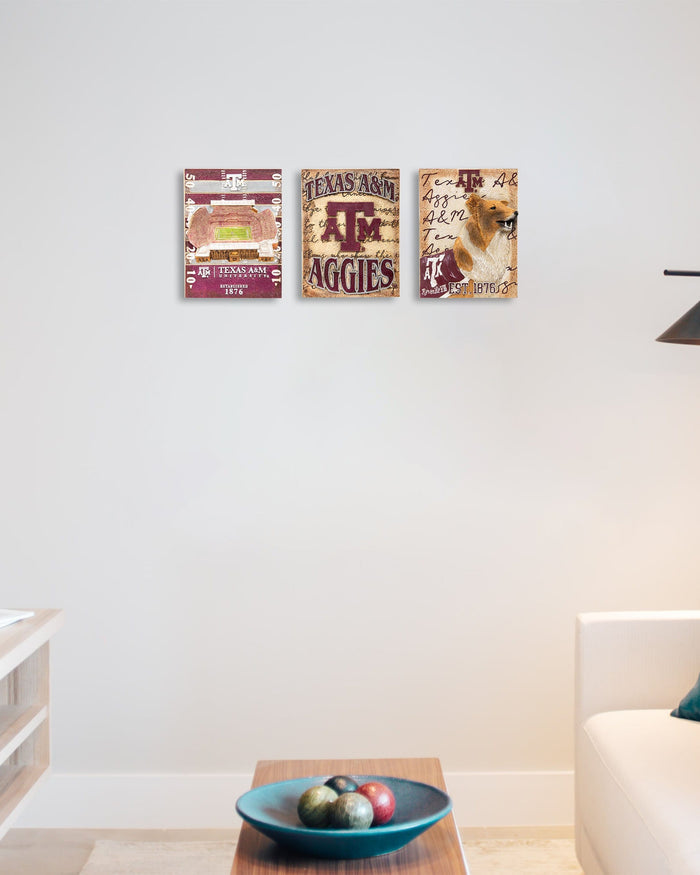 Texas A&M Aggies Team Logo Wall Plaque FOCO - FOCO.com