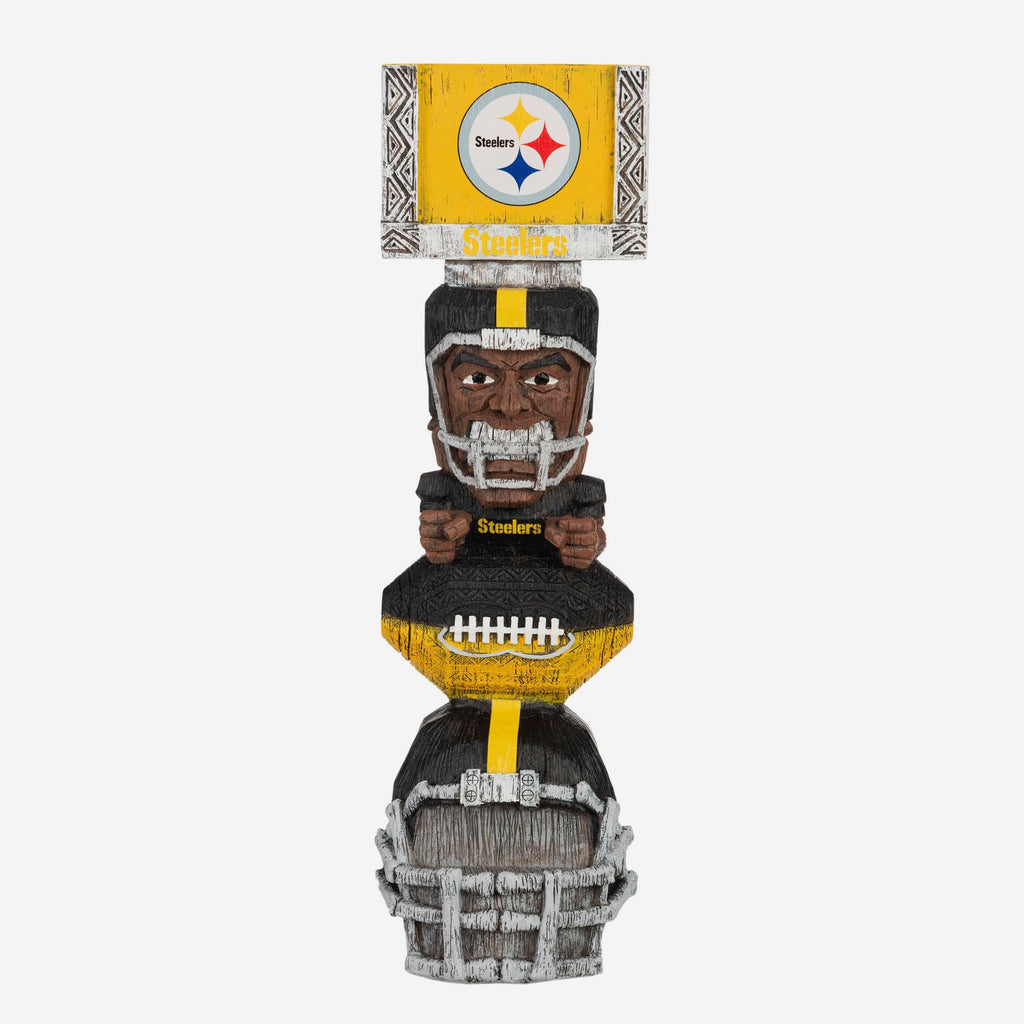Pittsburgh Steelers Tiki Totem Figurine FOCO - FOCO.com