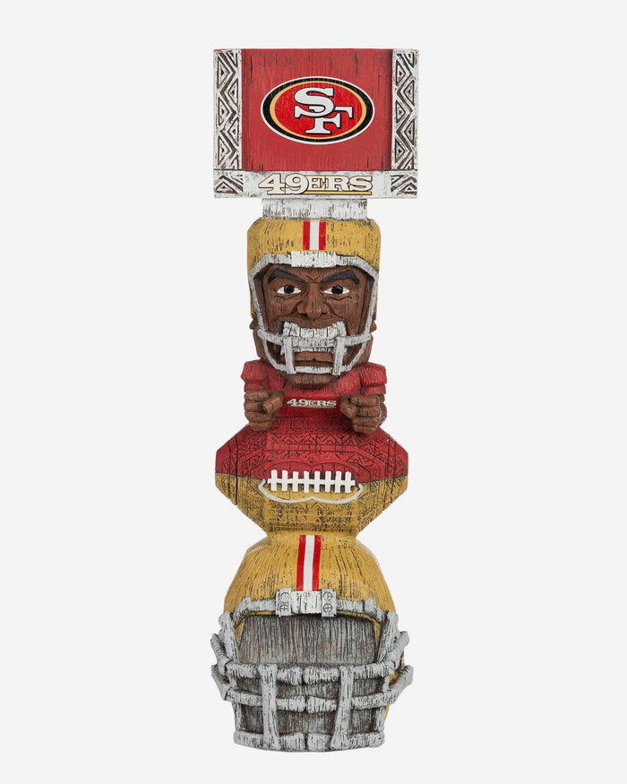 San Francisco 49ers Tiki Totem Figurine FOCO - FOCO.com