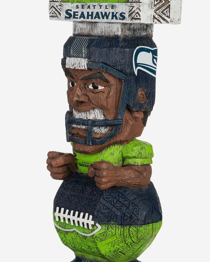 Seattle Seahawks Tiki Totem Figurine FOCO - FOCO.com