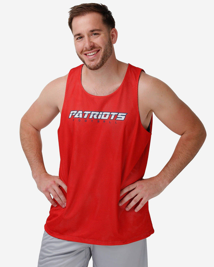 New England Patriots Reversible Floral Change-Up Sleeveless Top FOCO - FOCO.com