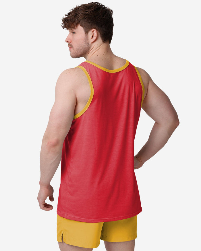 Kansas City Chiefs Solid Wordmark Sleeveless Top FOCO - FOCO.com