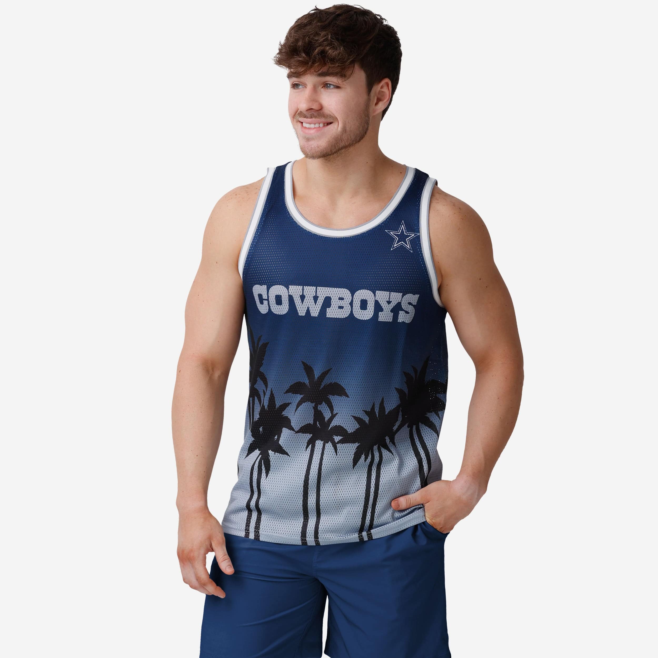 Dallas Cowboys Sunset Sleeveless Top FOCO - Main Image