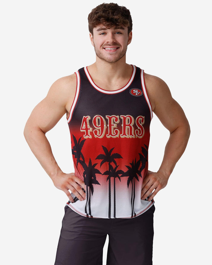 San Francisco 49ers Sunset Sleeveless Top FOCO S - FOCO.com