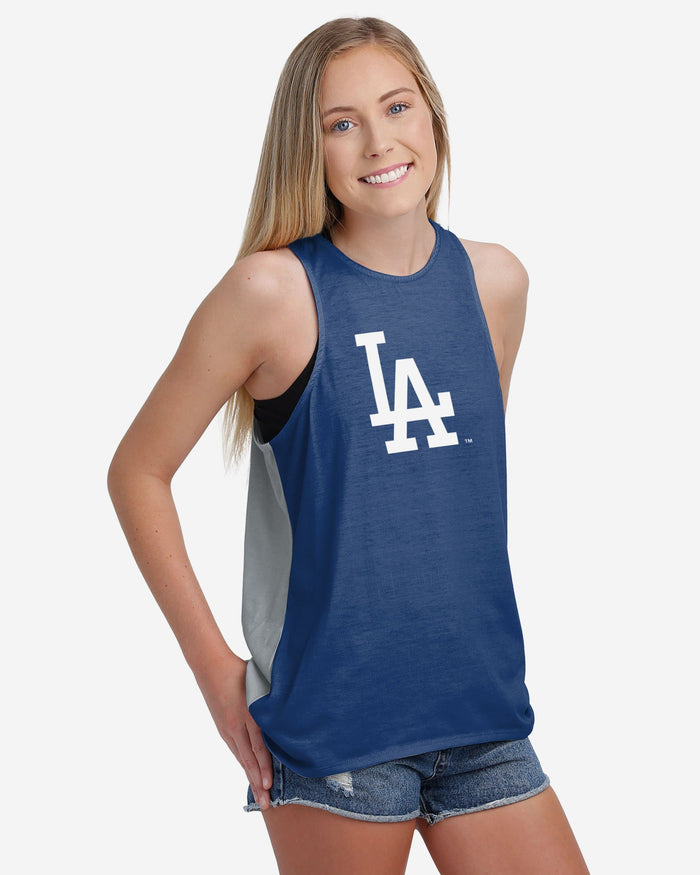 Los Angeles Dodgers Womens Tie-Breaker Sleeveless Top FOCO - FOCO.com
