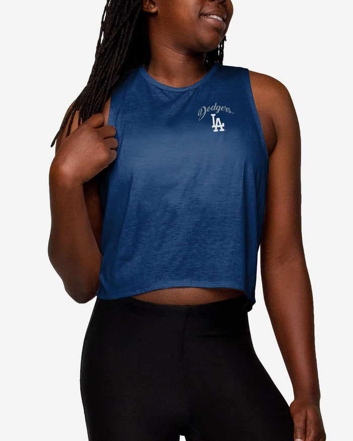Los Angeles Dodgers Womens Croppin' It Sleeveless Top FOCO S - FOCO.com