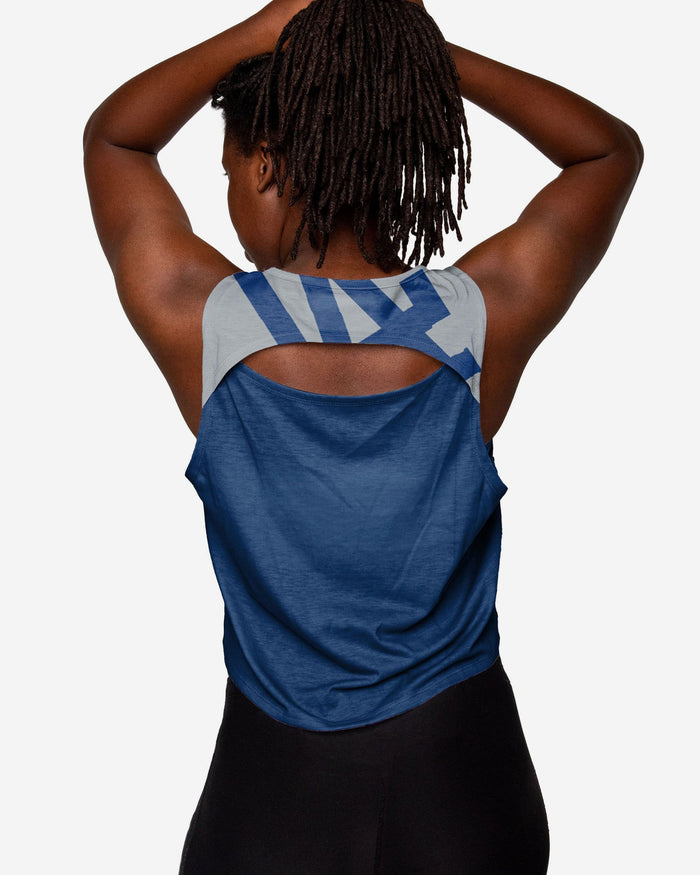 Los Angeles Dodgers Womens Croppin' It Sleeveless Top FOCO - FOCO.com