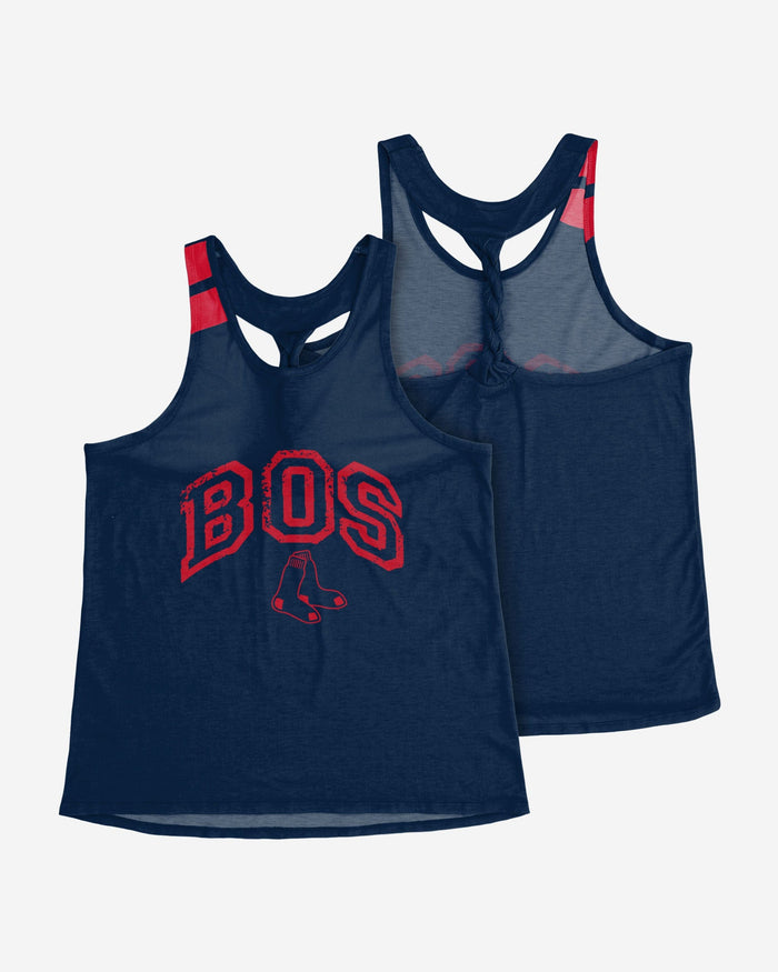 Boston Red Sox Womens Team Twist Sleeveless Top FOCO - FOCO.com
