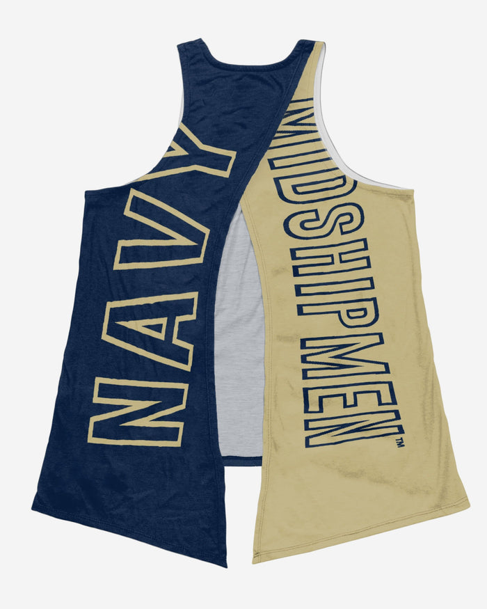 Navy Midshipmen Womens Tie-Breaker Sleeveless Top FOCO - FOCO.com