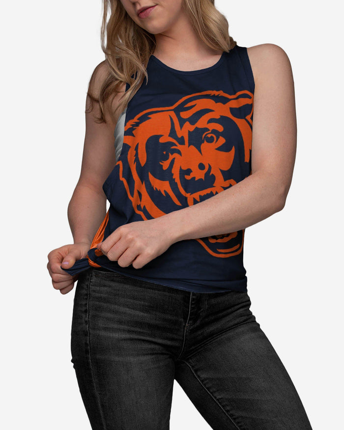 Chicago Bears Womens Side-Tie Sleeveless Top FOCO - FOCO.com