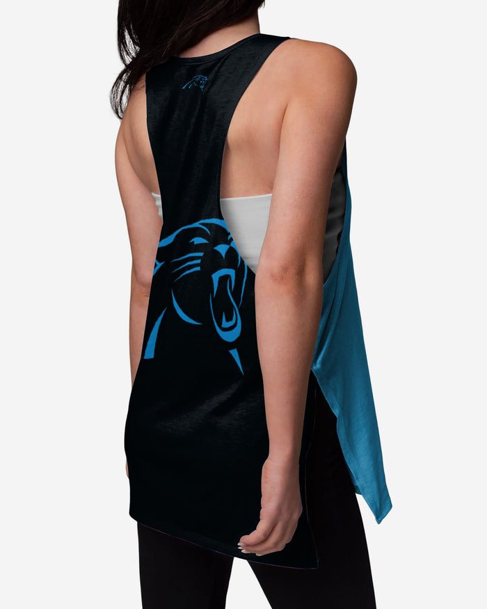 Carolina Panthers Womens Side-Tie Sleeveless Top FOCO - FOCO.com